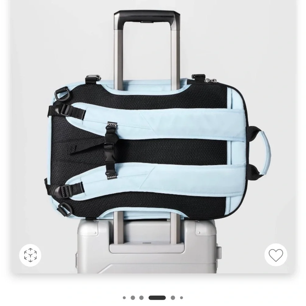 Open Story Blue Travel Backpack - Picture 4 of 6